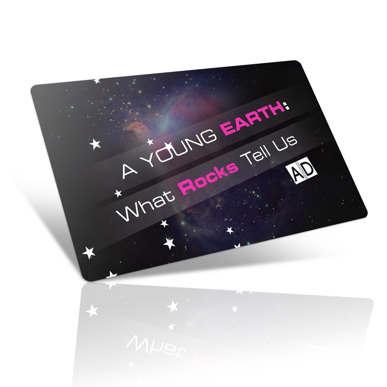 AD Sharing Card: A Young Earth: What Rocks Tell Us (100 Pack)