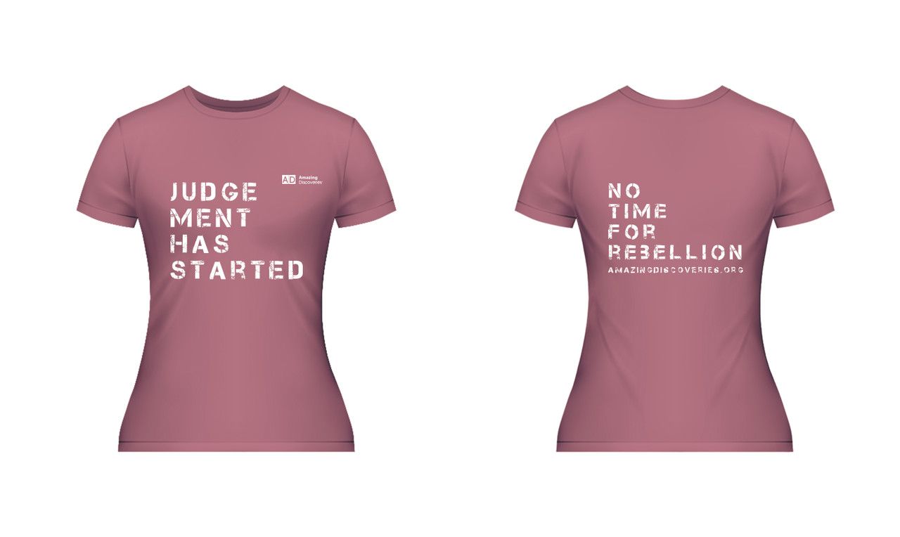 Judgement Has Started T-shirt Female (Plumrose)