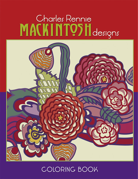 Charles Rennie Mackintosh Designs Colouring Book - Pack of 1