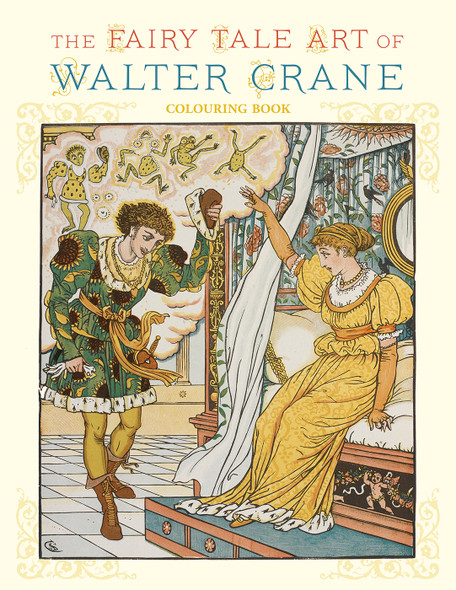 The Fairy Tale Art of Walter Crane Colouring Book - Pack of 1