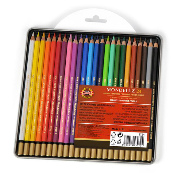Koh I Noor set of aquarell coloured pencils 3724 24 - -SET