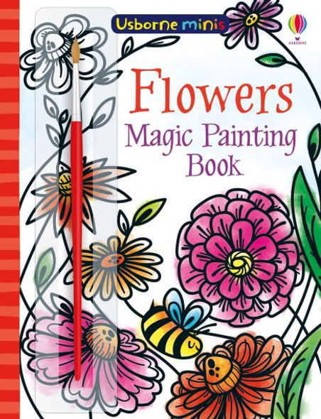 Usborne books Flowers magic painting book