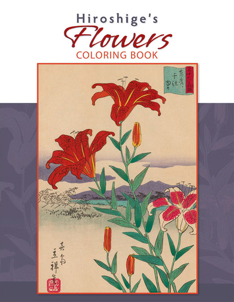 Hiroshige`s Flowers Colouring Book - Pack of 1