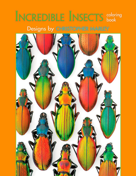 Incredible Insects: Designs by Christopher Marley Colouring Book - Pack of 1