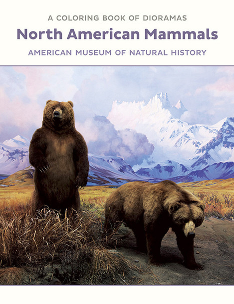 North American Mammals Dioramas Colouring Book - Pack of 1