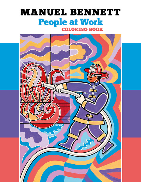 Manuel Bennett: People at Work Colouring Book - Pack of 1