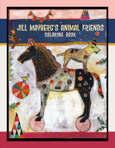 Jill Mayberg's Animal Friends Colouring Book - Pack of 1