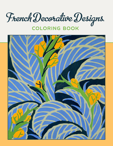 French Decorative Designs Colouring Book - Pack of 1