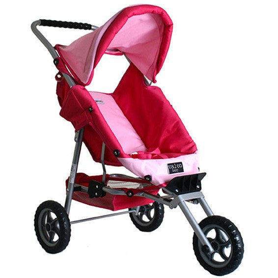 valco mini marathon doll pram - butterfly pink