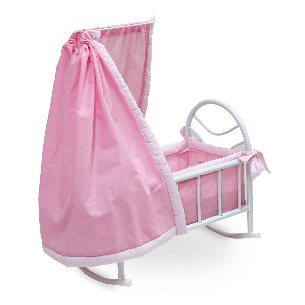 valco pink doll cradle