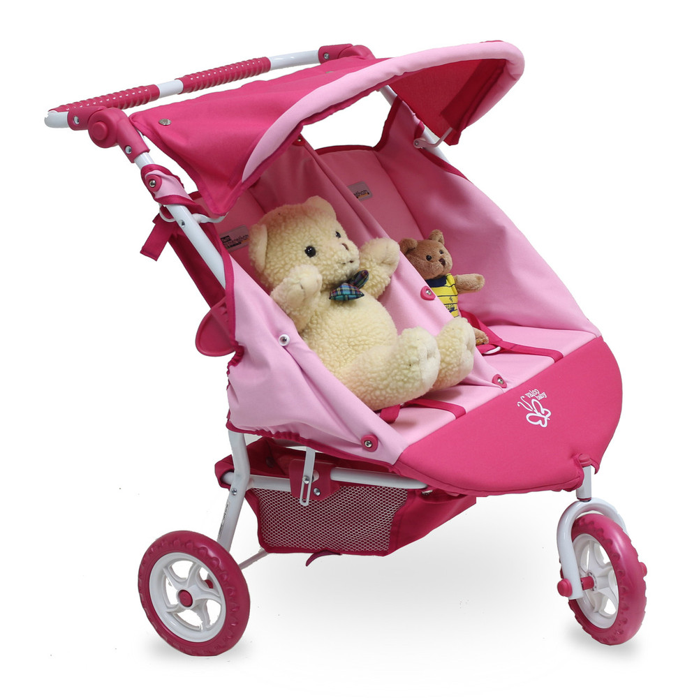 Mini Marathon Twin Dolls Pram