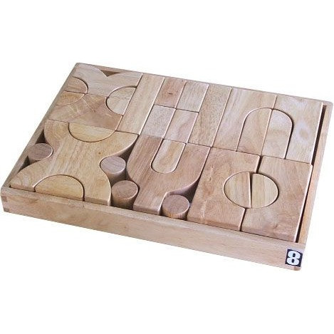 Qtoys Wooden Project Blocks-12