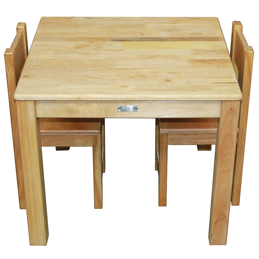 qtoys rubberwood table and chairs