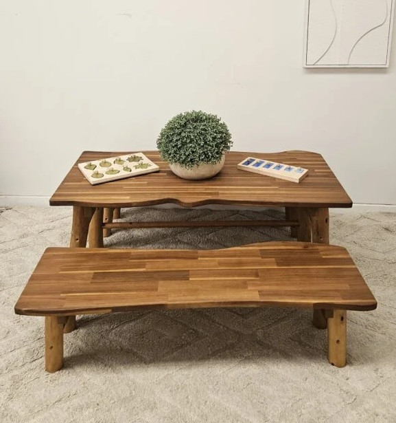 qtoys tree top table and bench - standard table