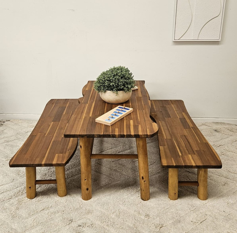 Qtoys Tree Top Table and Bench for kids