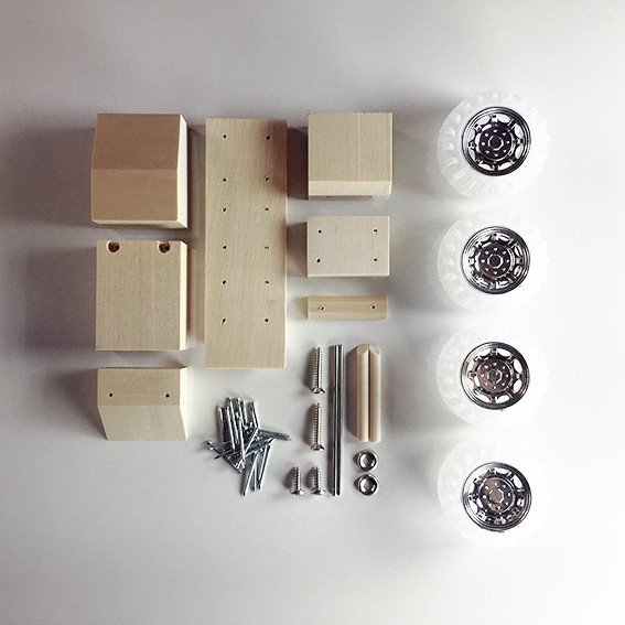 kids car wordwork parts