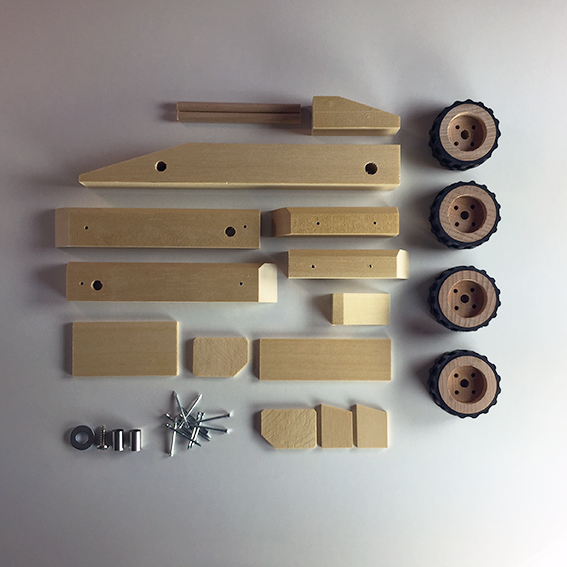 parts supplied for racing car word work kids kit