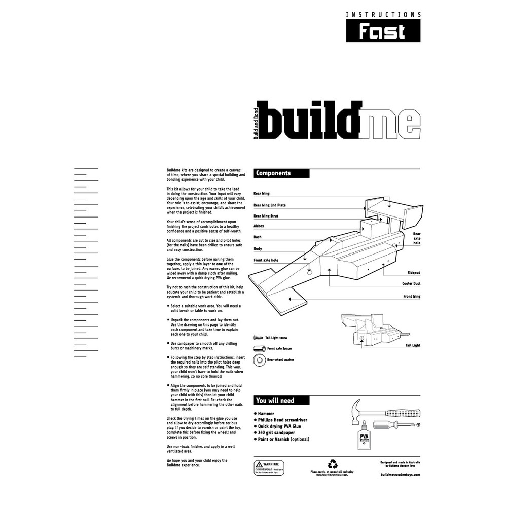 build me fast instructions