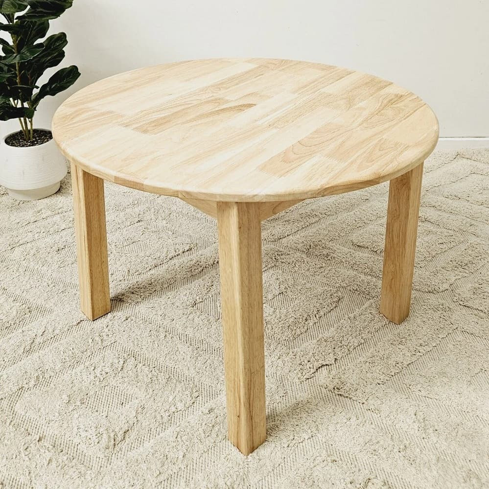 natural rounds kids table 75cm