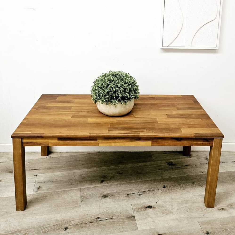 rectangular wooden table