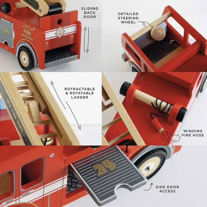 le toy van fire engine features