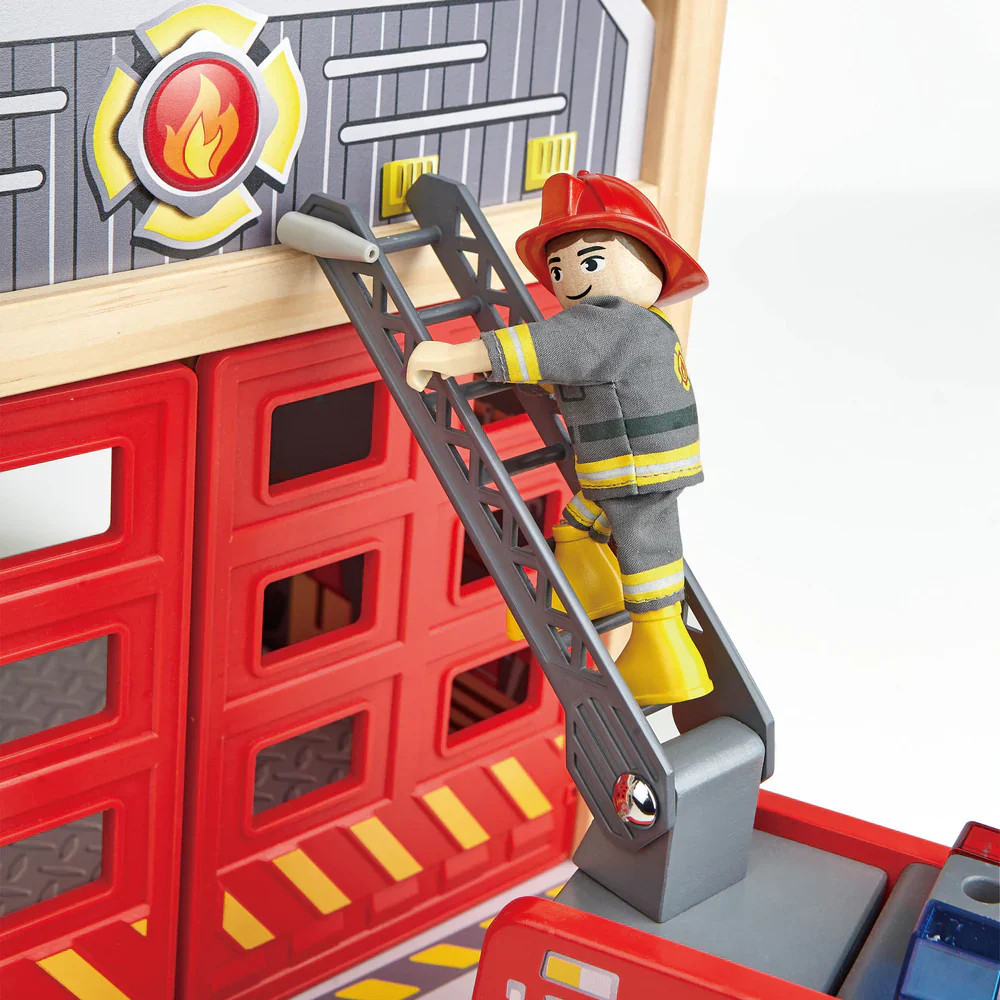 hape fire truck with fire fighter