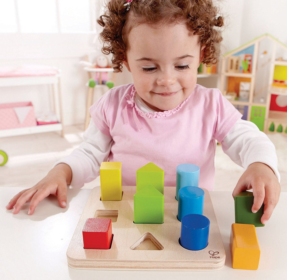 Hape Colour and Shape Sorter - Kid Playing-2
