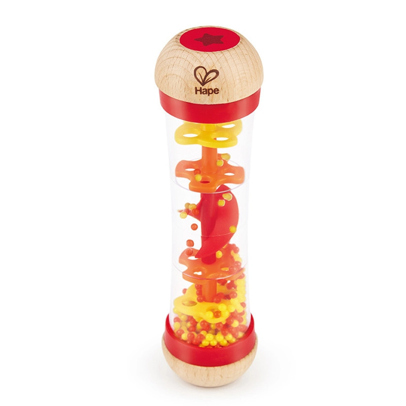 Hape Rainmaker Beaded Raindrops Red