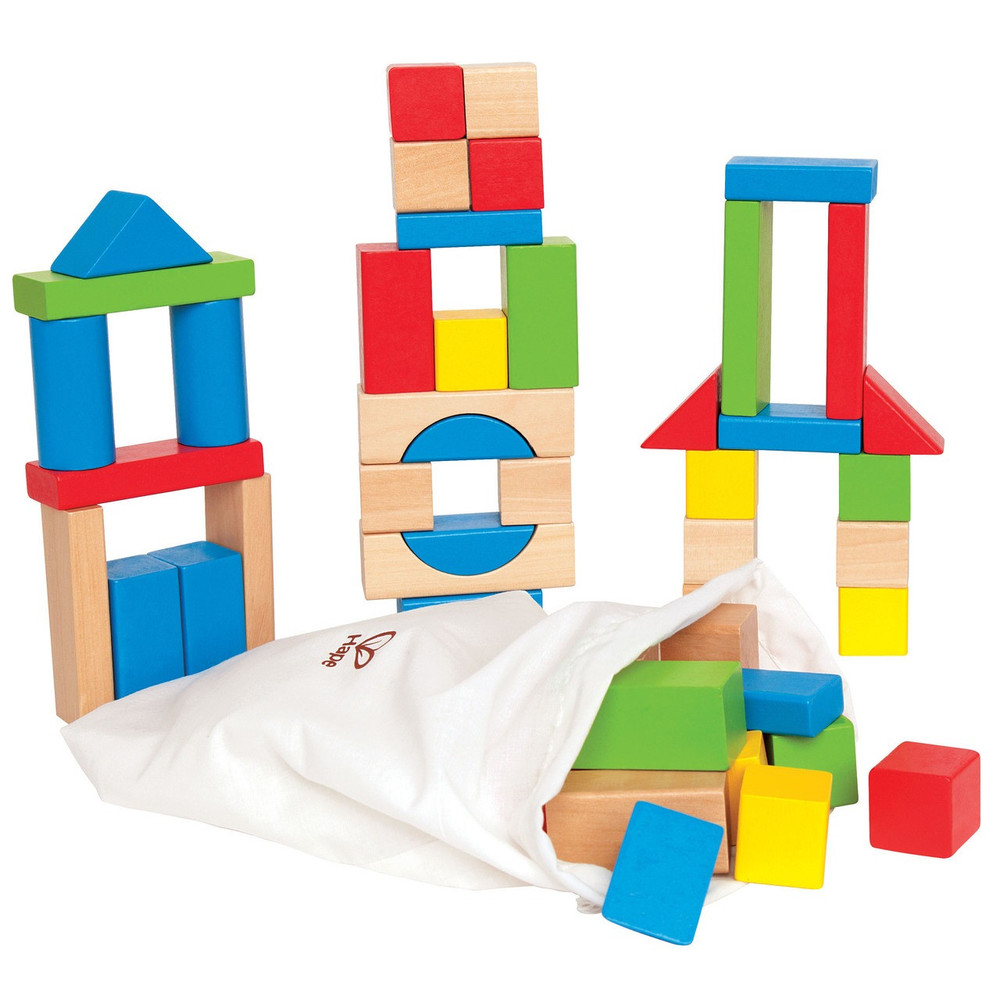 Hape Maple Block Set - 50 Pcs