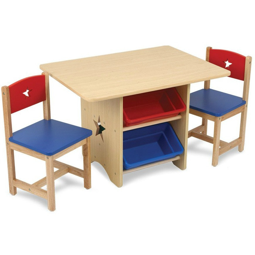 Kidkraft Star Table & 2 Chair Set - Primary