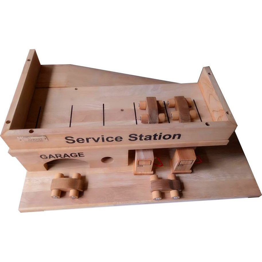 Qtoys Wooden Service Station
