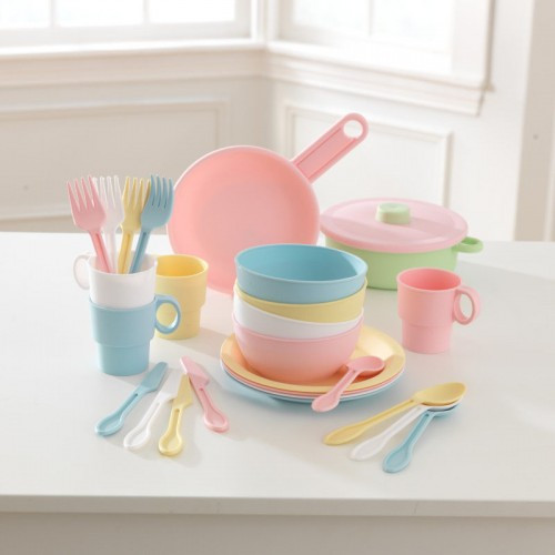 27PC Cookware Pastel Set