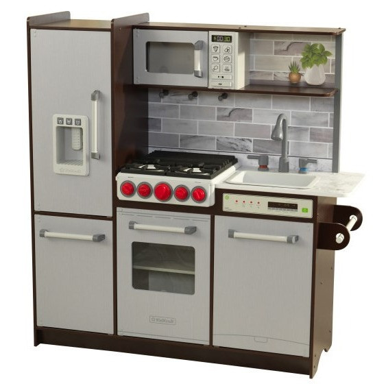 Ultimate Elite Espresso Play Kitchen EZ Assembly