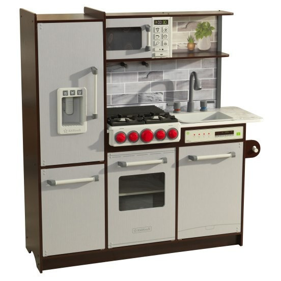 Ultimate Elite Espresso Play Kitchen EZ Assembly