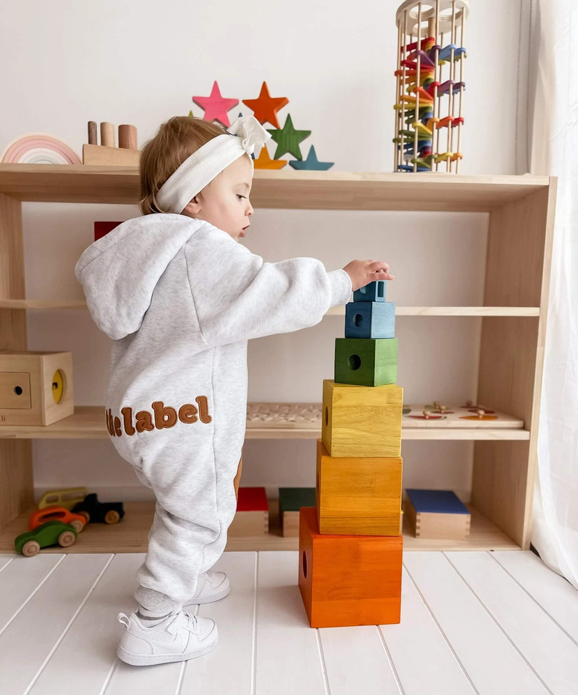 qtoys wooden rainbow nesting boxes