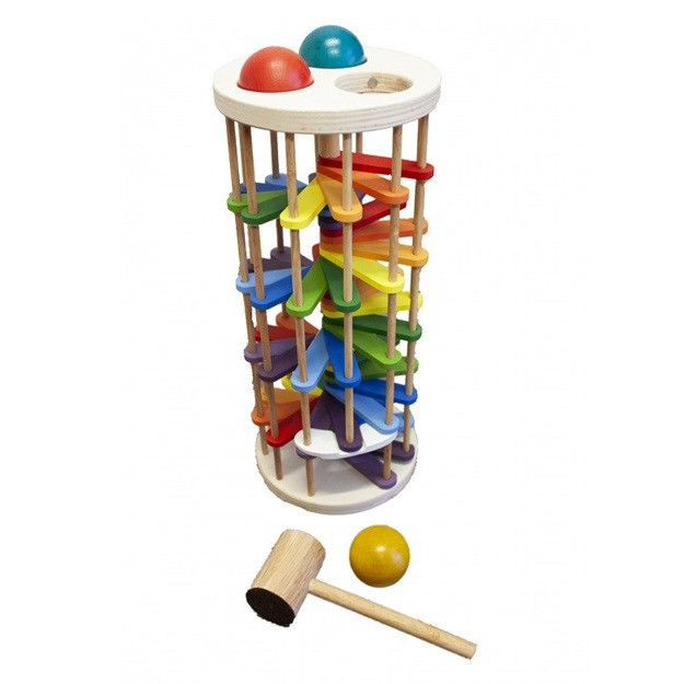 qtoys pound a ball tower toy