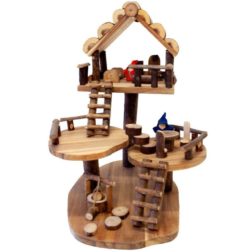 qtoys large tree house toy