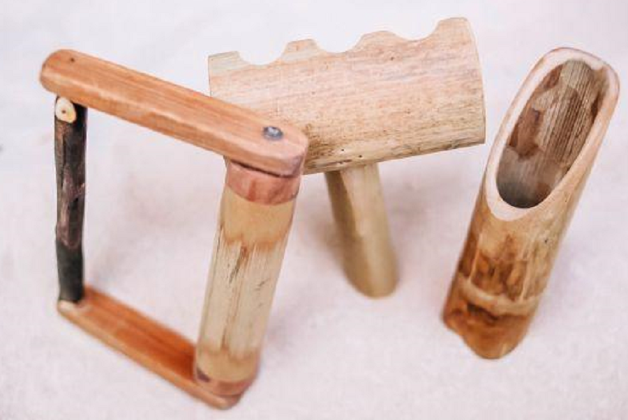 Qtoys Bamboo Sand Play Set