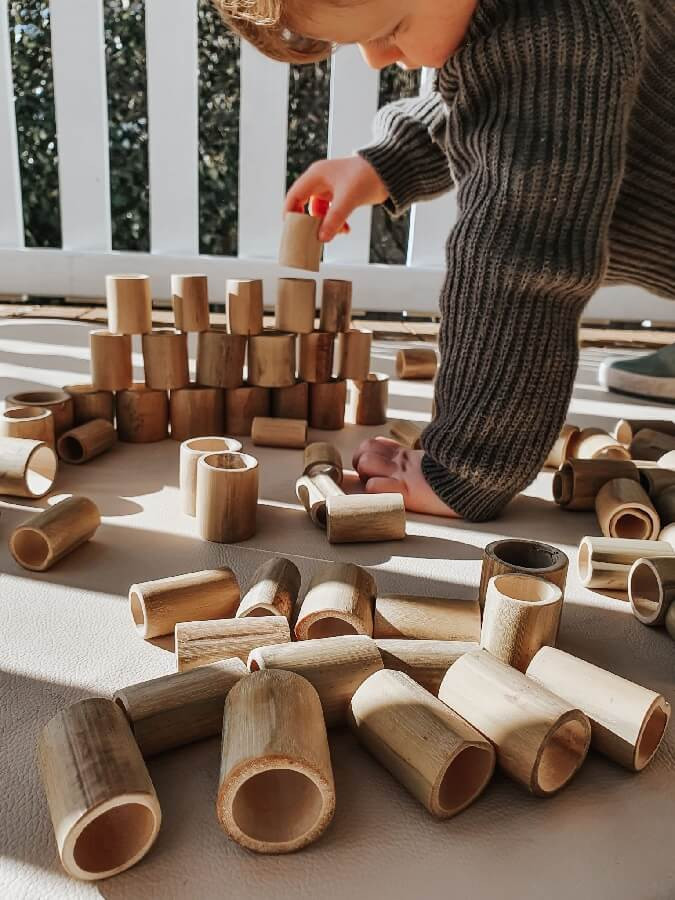 Qtoys Bamboo Balancing Set of 100