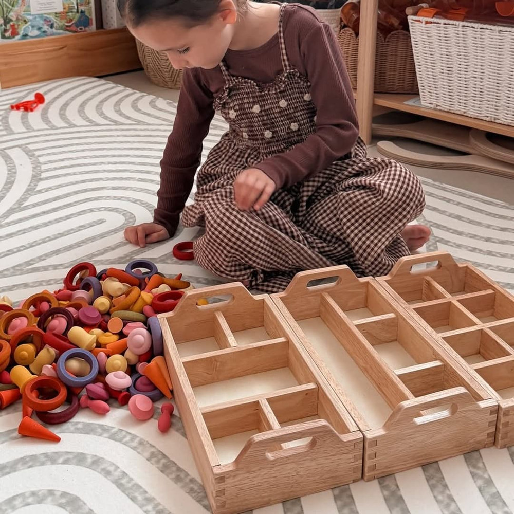 Montessori Sorting Trays set of 3