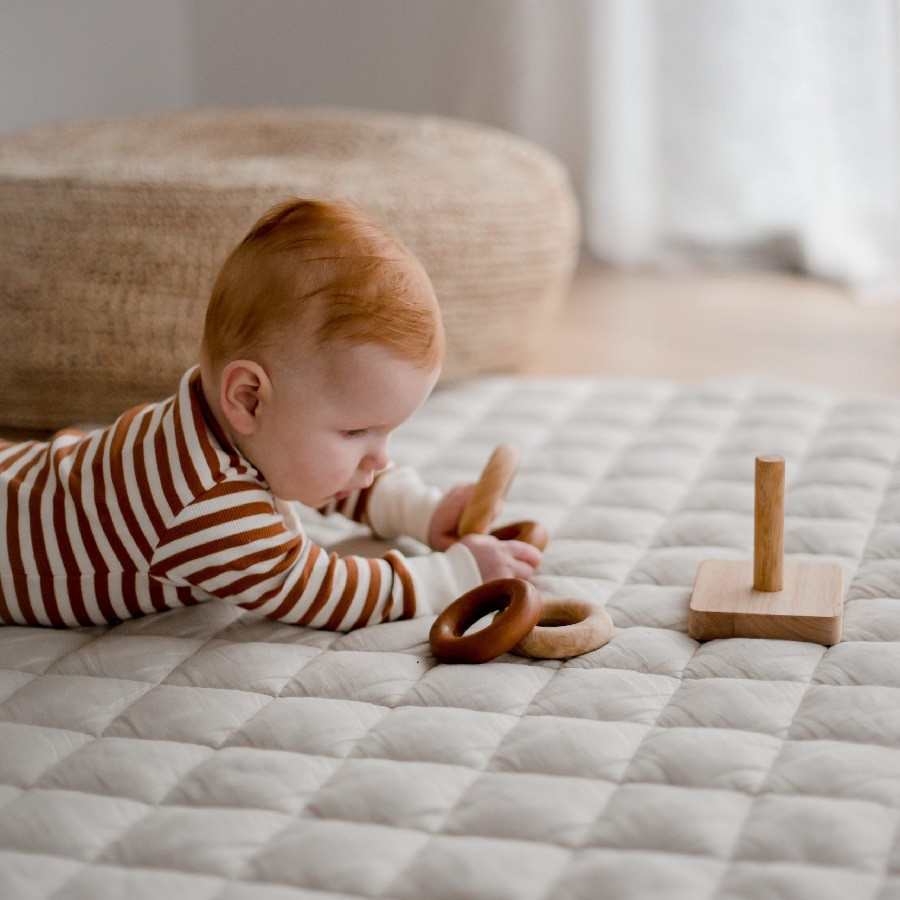 qtoys wooden baby rings