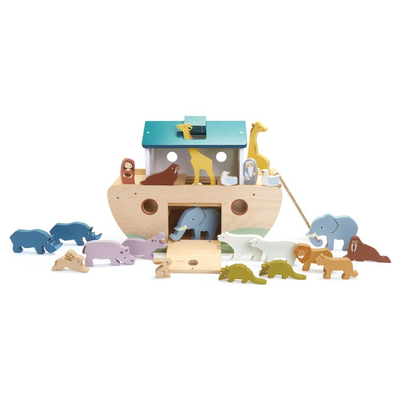 Tenderleaf Noah's Ark Wooden Pretend Play Toy - image 9