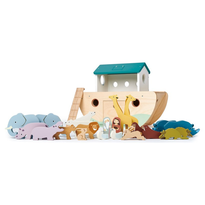 Tenderleaf Noah's Ark Wooden Pretend Play Toy - image 12