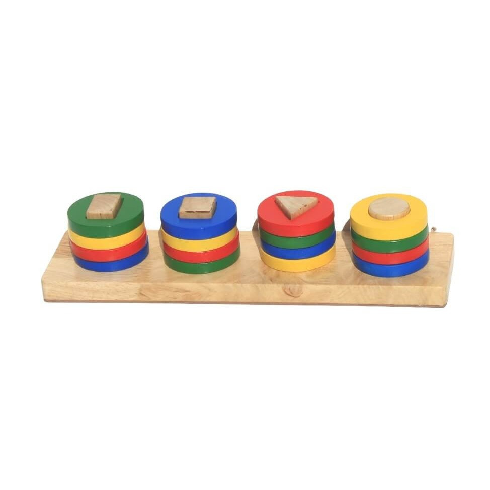 wooden shape and sorting bar