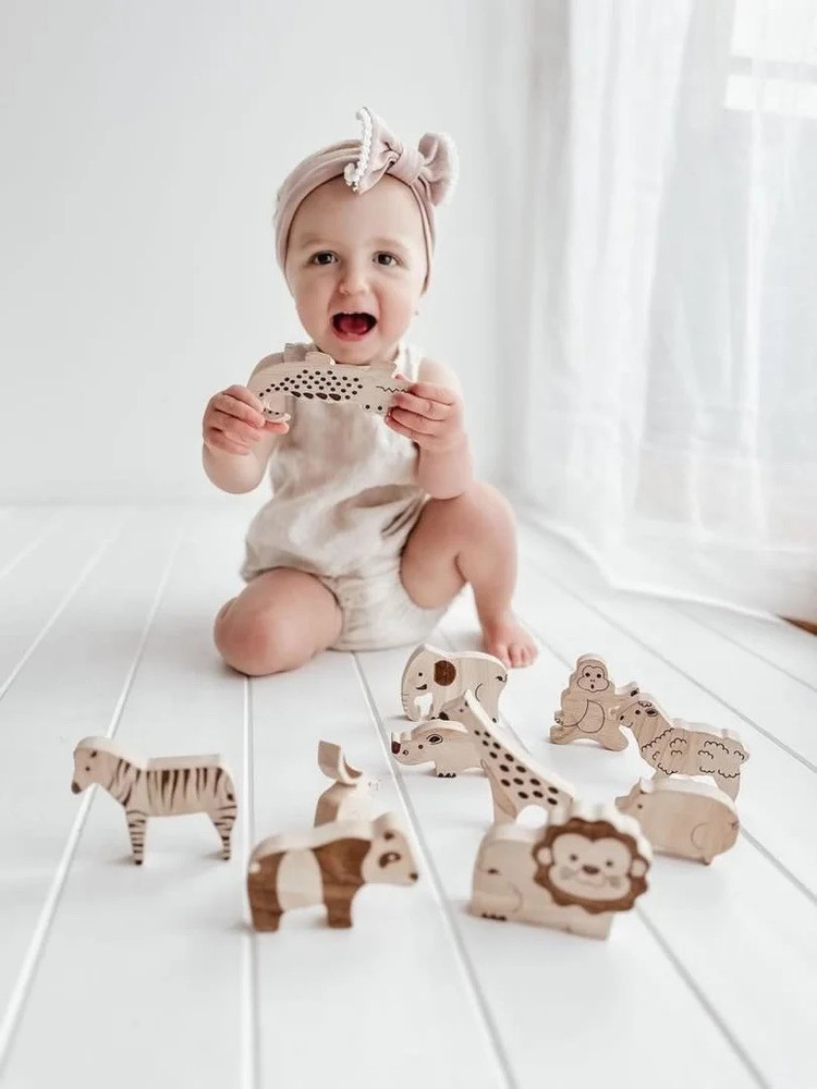 qtoys african animal set