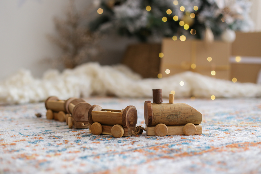 Qtoys Bamboo Train