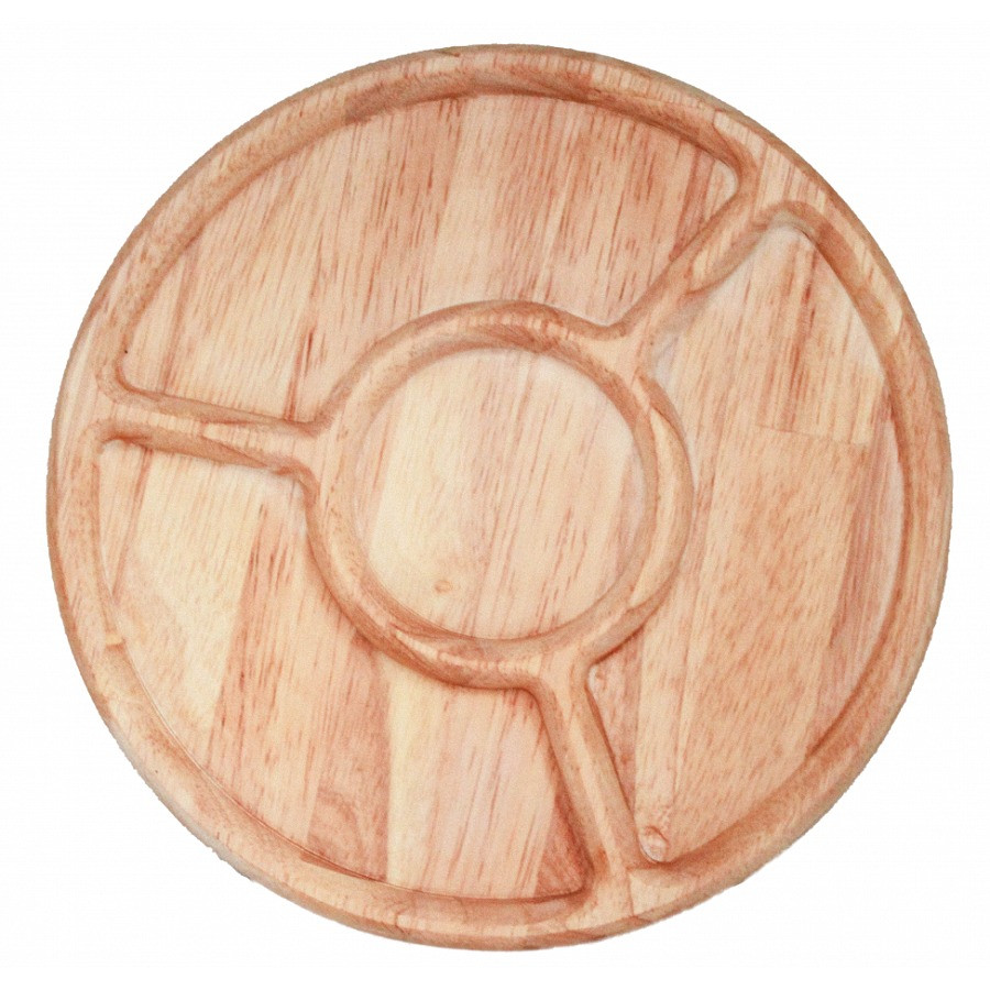 Qtoys Round Divided Feeding Tray