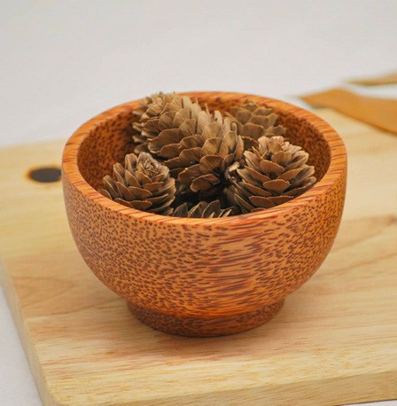 Qtoys Coconut Wood Bowl