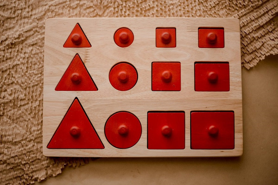 Qtoys Toddler Knob Shapes Puzzle