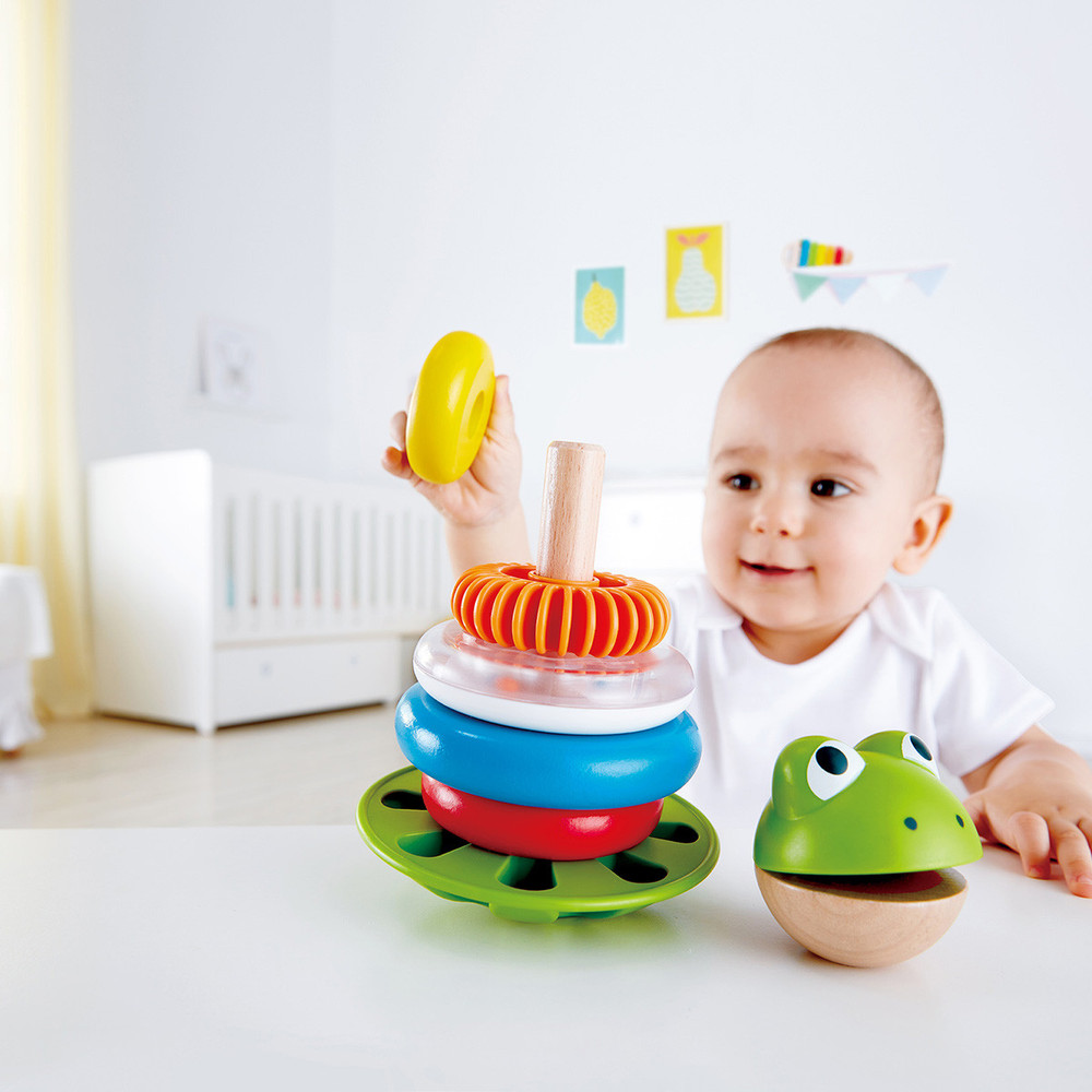 Hape Mr. Frog Stacking